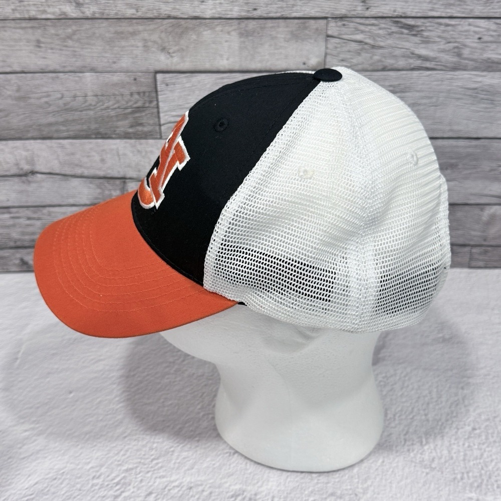 University of Auburn Tigers Hat Cap Orange White Blue Meshback by Captivating - Picture 5 of 9